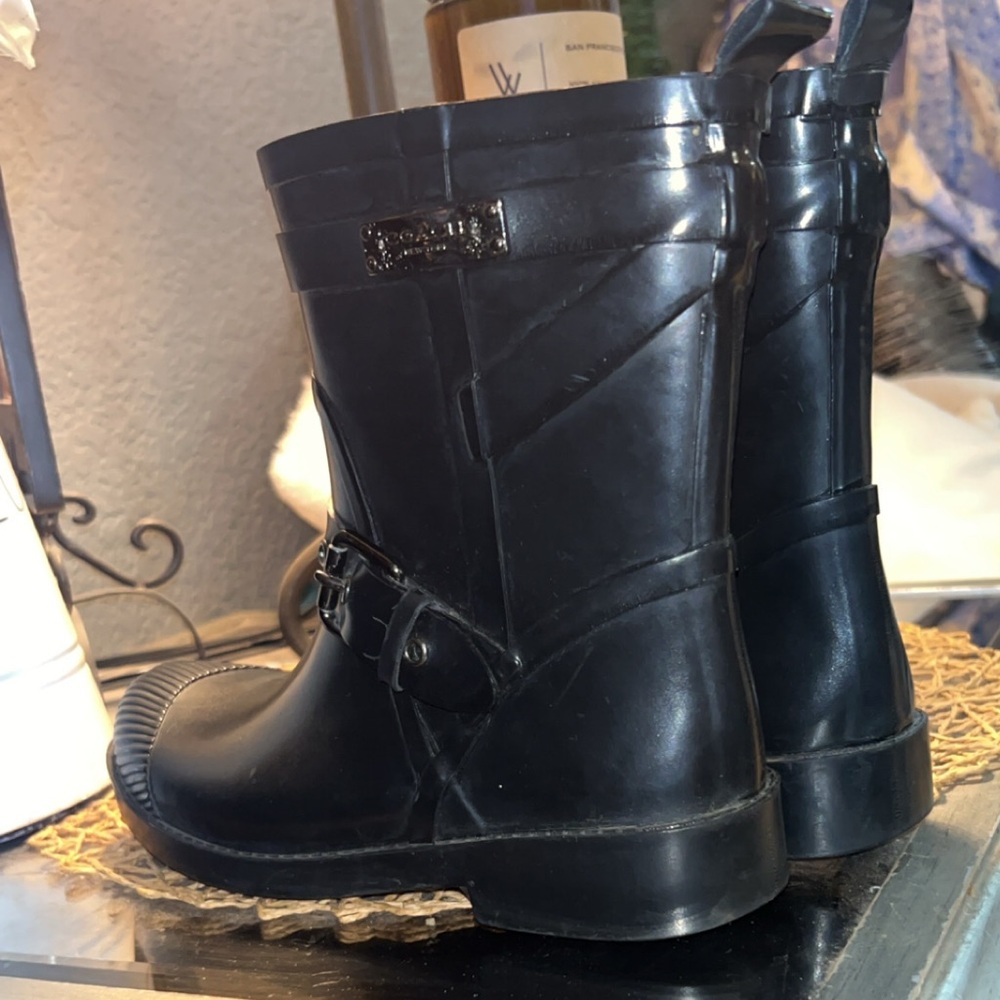 Coach Navy Winter & Rain Boots - Picture 5 of 6